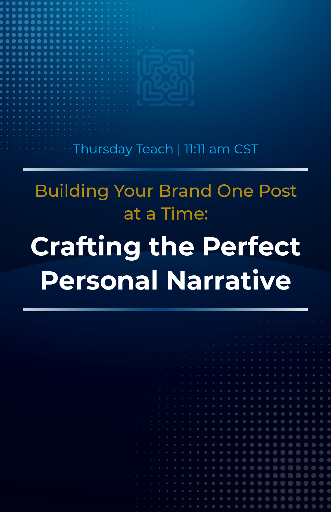 Crafting the Perfect Personal Narrative